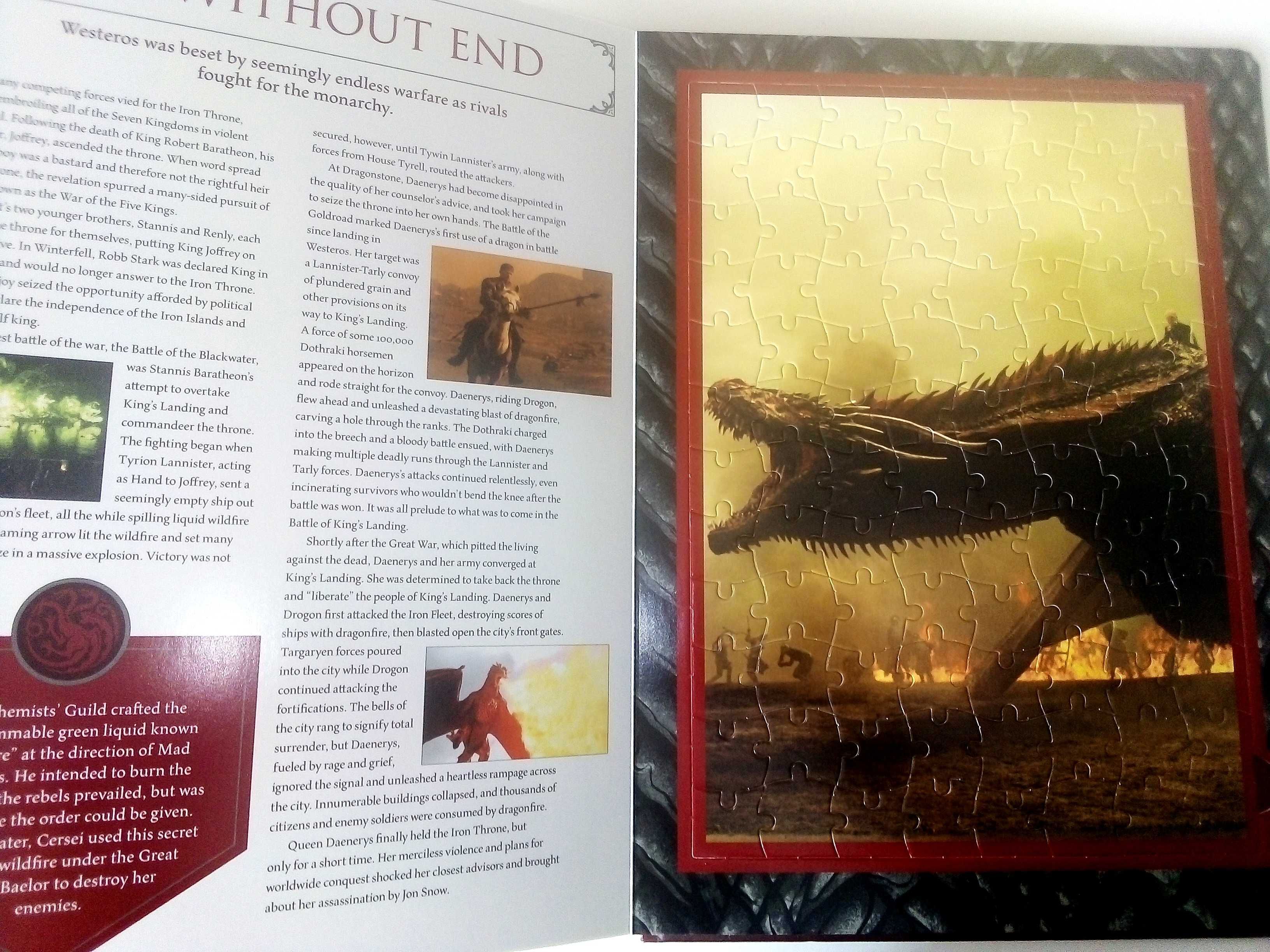 Jigsaw puzzle book - Game of Trones - 2022г.
