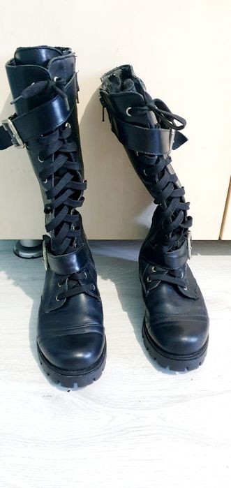 Ghete lungi Dasha, piele naturala, mar 35, corespunde lui 36