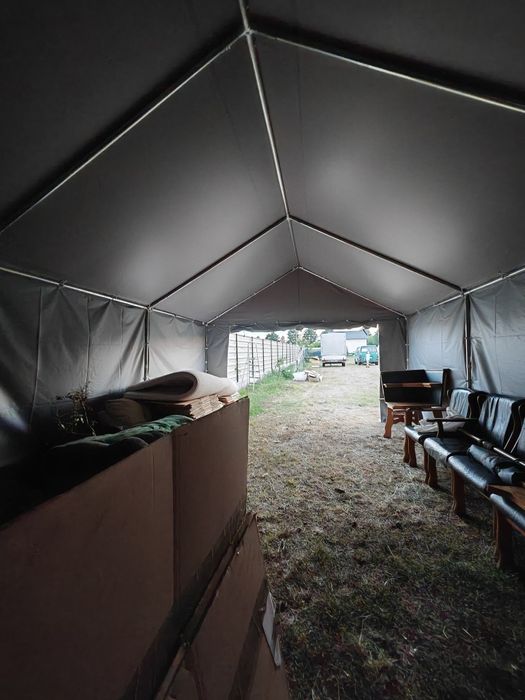 Cort depozitare Industrial - Hală - Garaj 6x4m NOU - Germania 700g