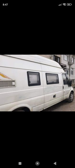 Бус Кемпер Форд Т350/90, Camper Ford, 2002г.112k, Бартер за малък бус