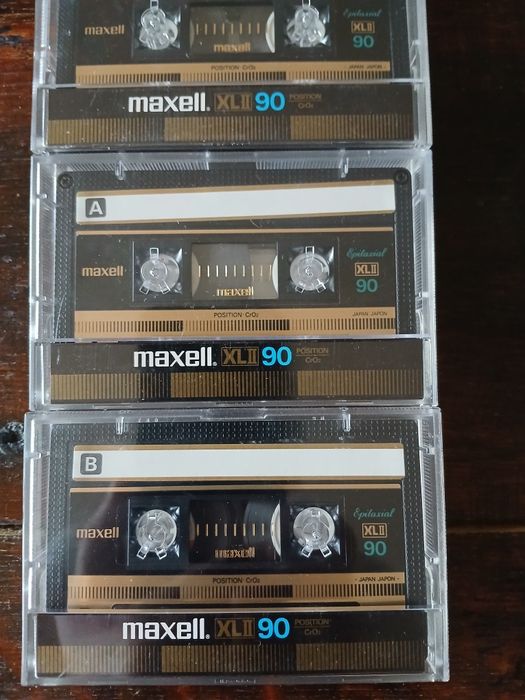 Lot de casete Maxell XLII Epitaxial 90min Made in Japan