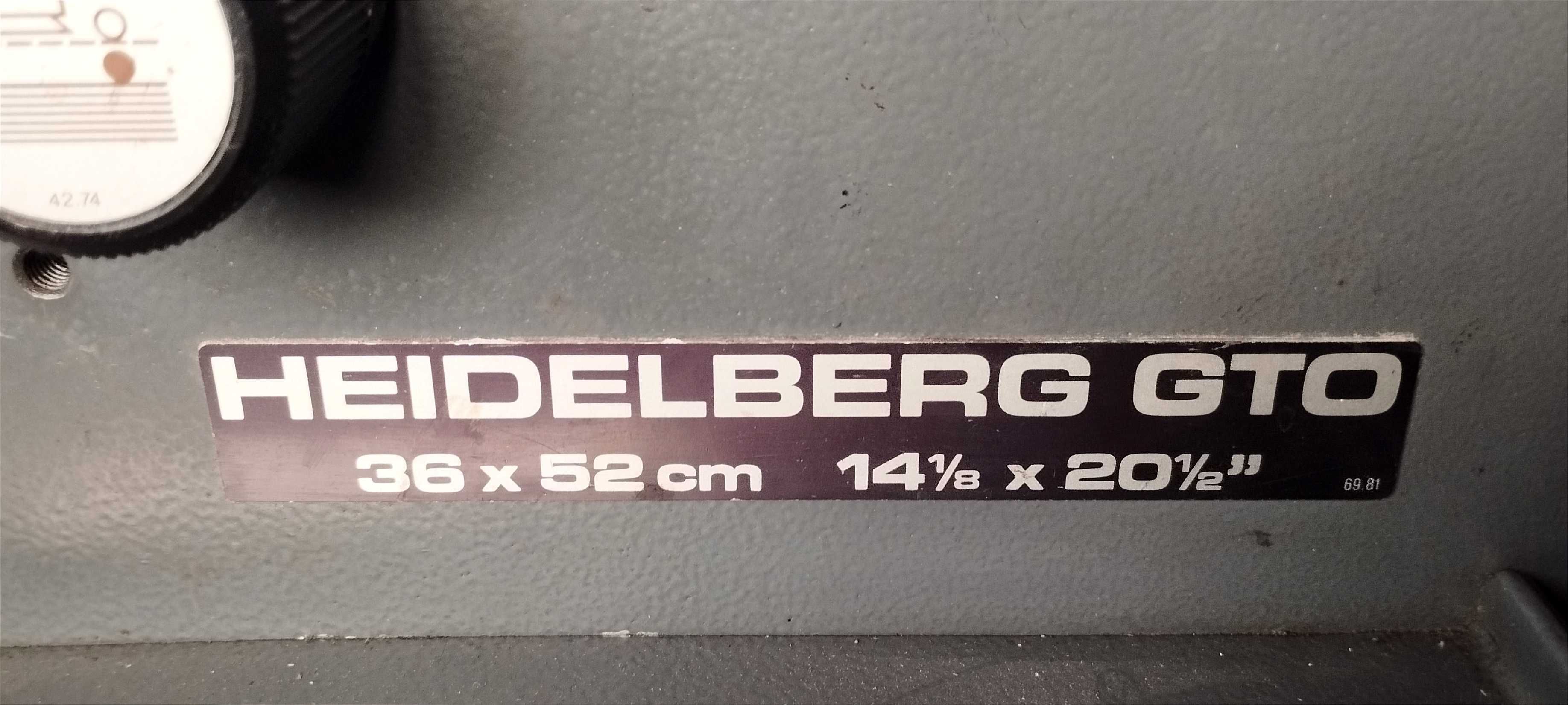 Офсетова печатна машина Хайделберг/Heidelberg - 50/35