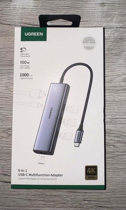 Чисто нов dock на ugreen cm512 6в1