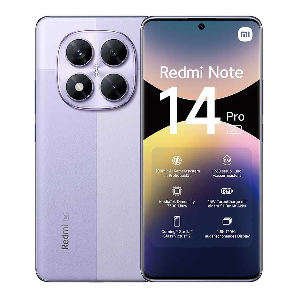 НОВ! Xiaomi Redmi Note 14 Pro 5G 256GB 8RAM 2г. Гаранция!