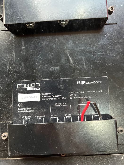 Sistem audio Mission Pro,2 Subwoofere FS-8P și 6 Sateliti 4F-S2PRO/2