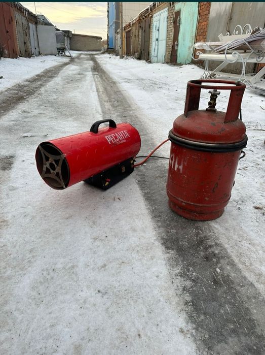 Аренда газовой пушки с полным болономПрогрев помещения