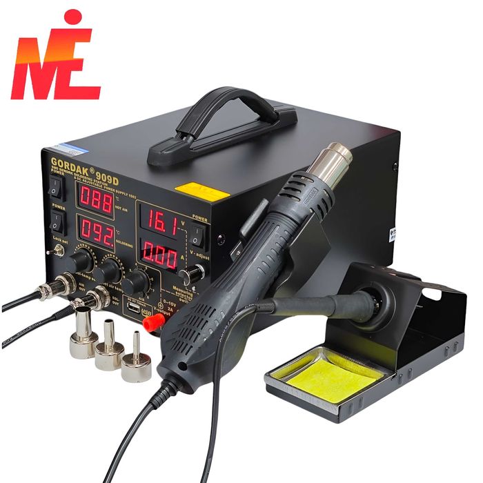 Существуют разные типы паяльных станций.