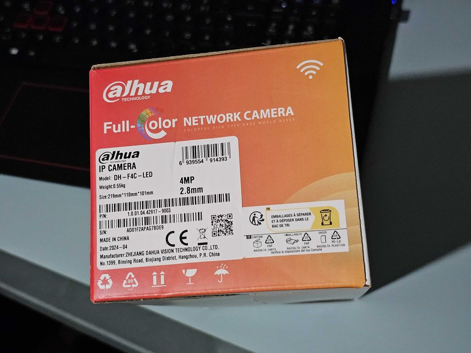 3 Camere supraveghere WiFi Dahua Full Color F4C-LED, 4 Mp 2K