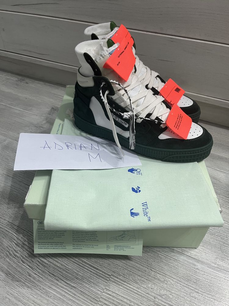 Off White Off Court High - Size 40 Fit 41 - Brand New - 2050 Lei