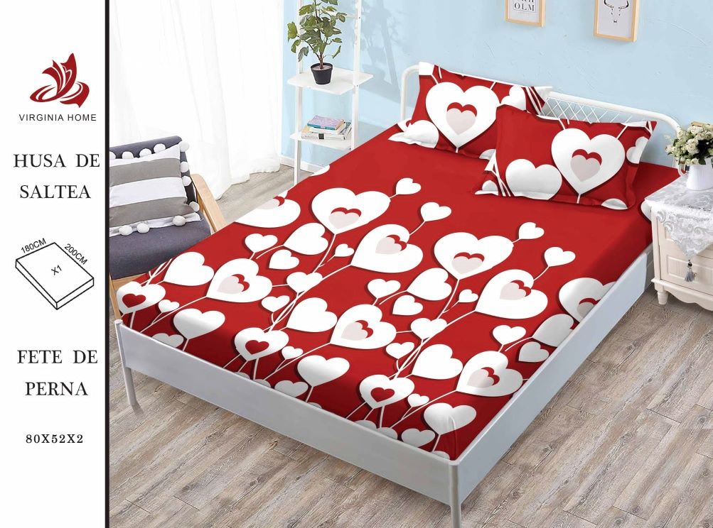 Set lenjerie cu husa de saltea PREMIUM