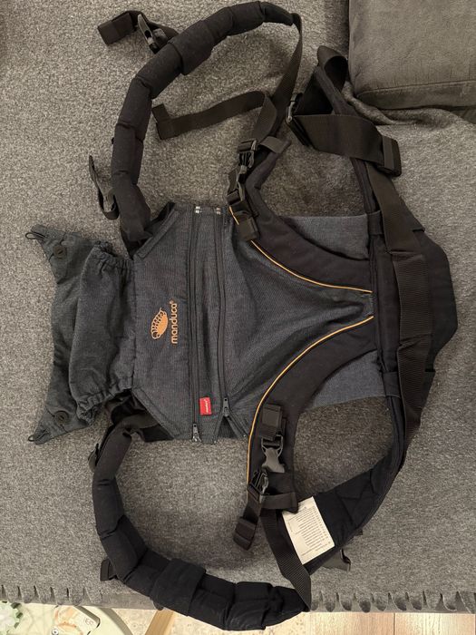 Manduca XT Кенгуру за деца-ергономична бебешка раница DenimBlackToffee