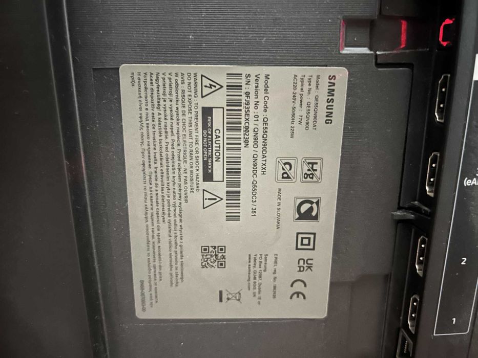 TV Ssamsung 55INCH(138CM)