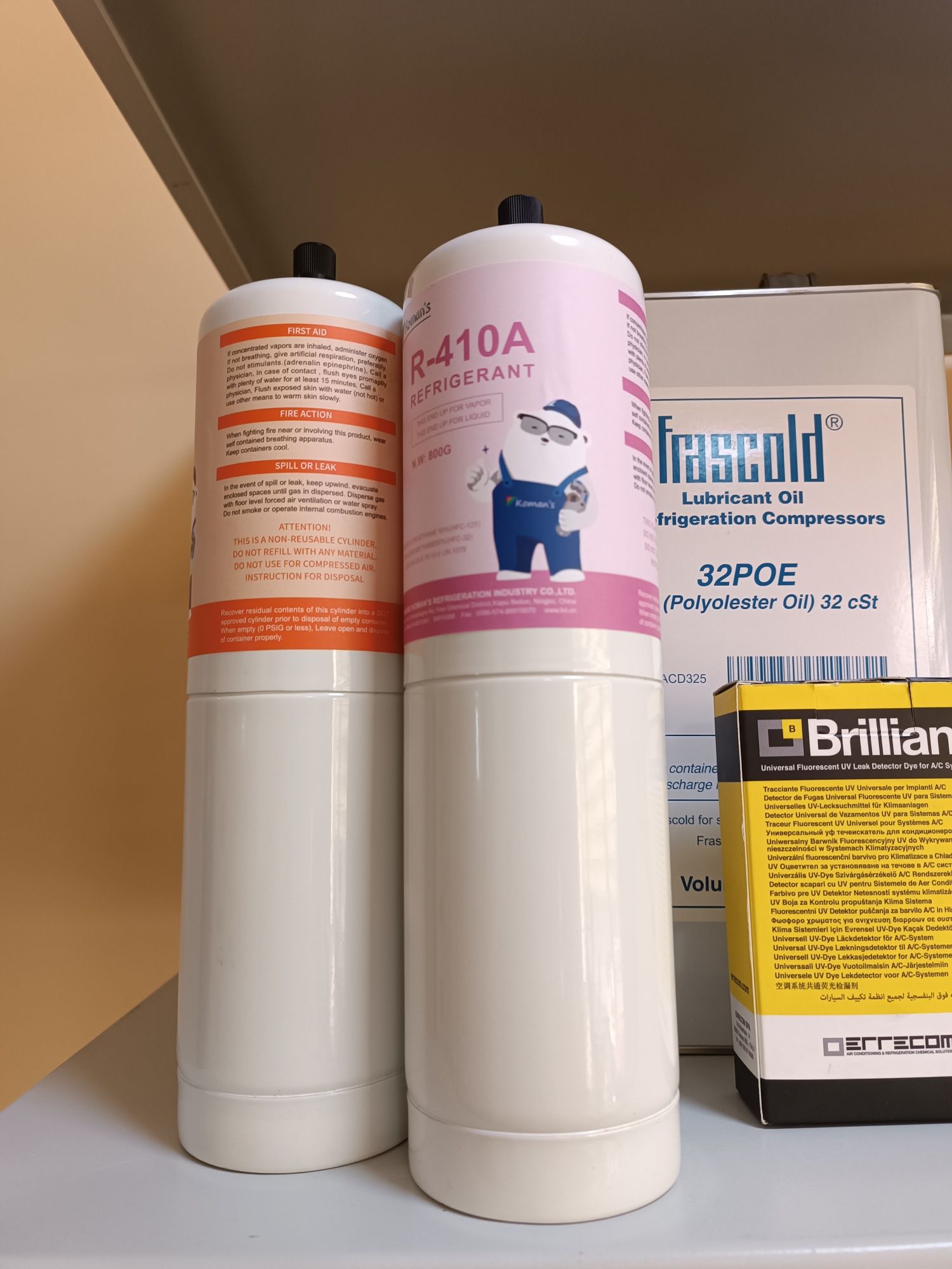 Фреон Хладагент R-404A , R134A, R507 , R407C , R410A