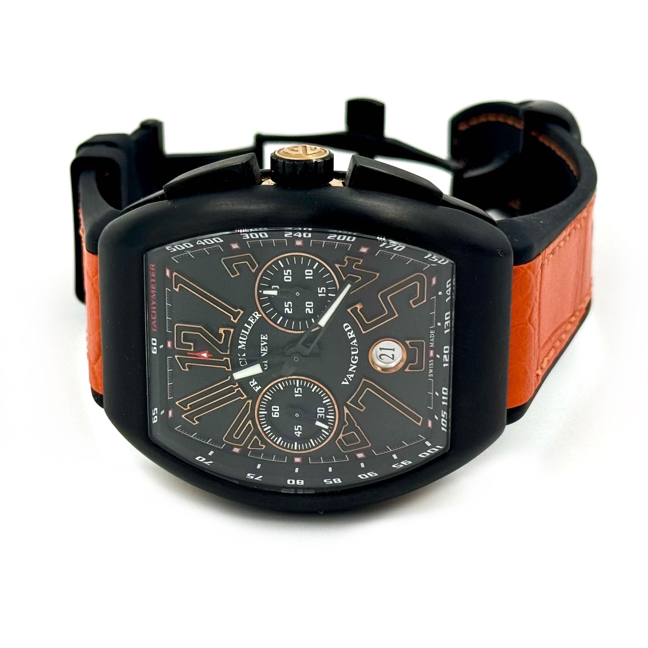 Franck Muller V45 Black Gold