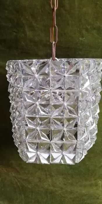 Lustra Kinkeldey, MCM, Art Deco, cristal, vintage
