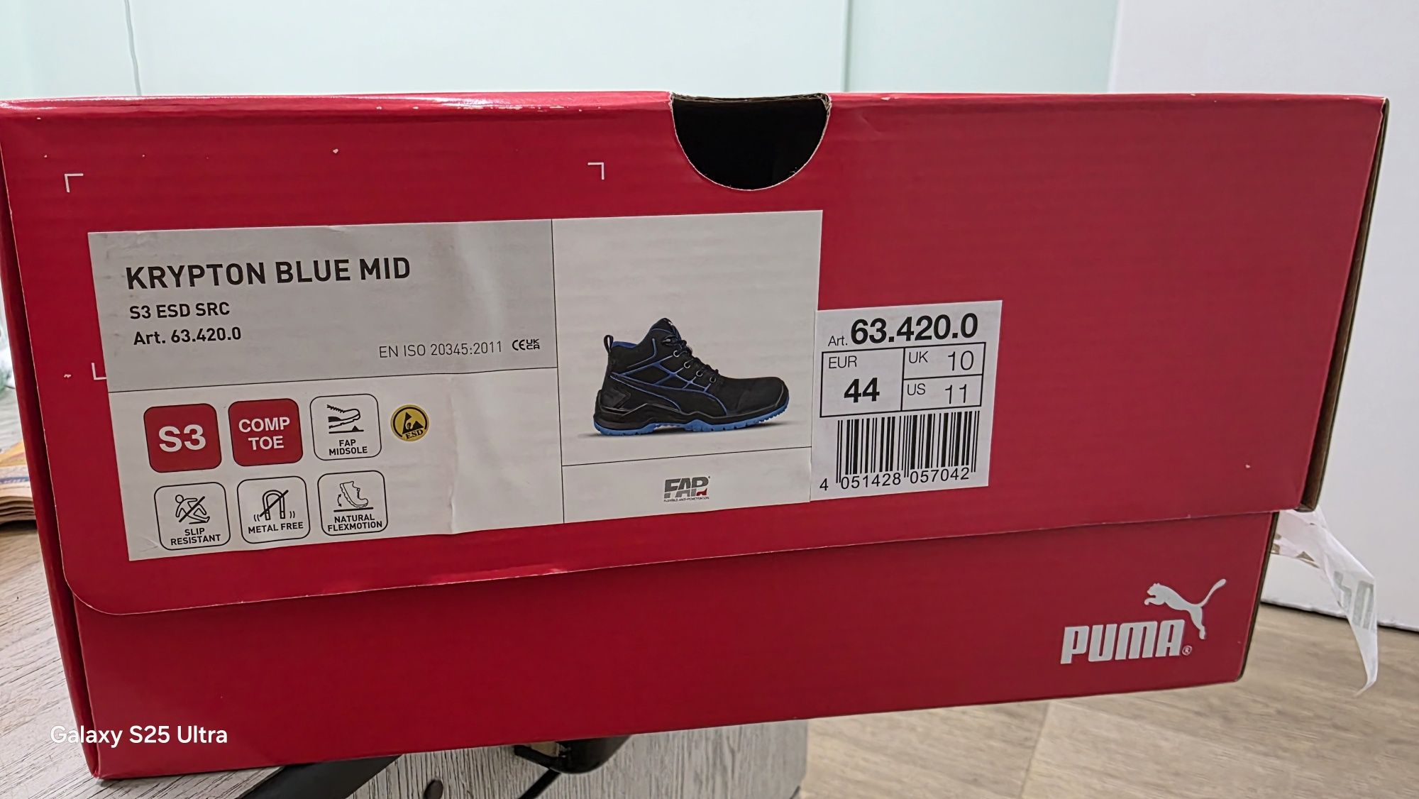 Работни обувки Puma Krypton Blue