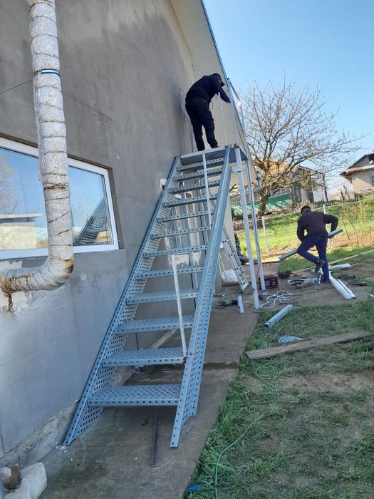 Scara metalica zincata 4mm de exterior