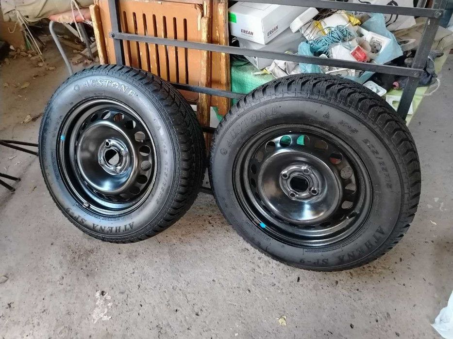 Шины новые зимние 15 с диском вместе комплект 2 шт на Кобальт, Оникс