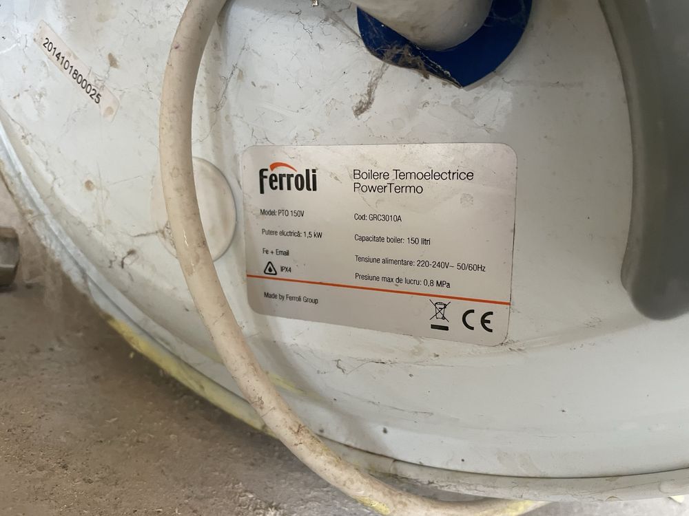 Boiler electric Ferolli  150 litri