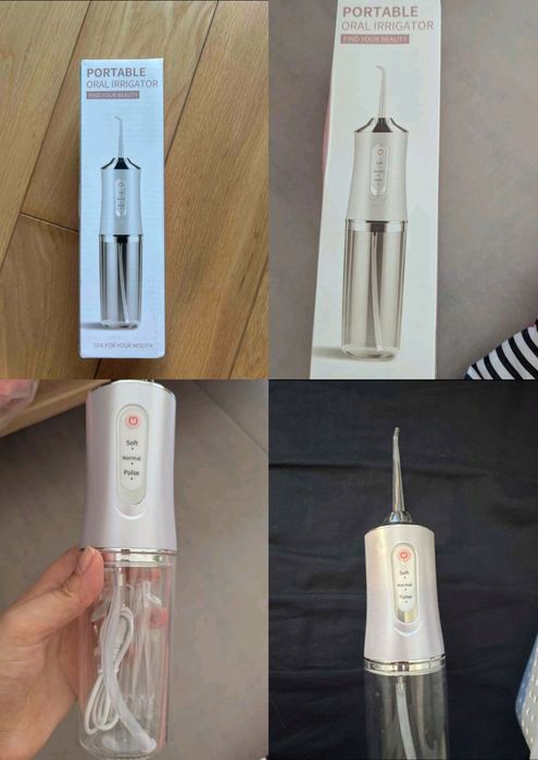 Irigator oral portabil, alb