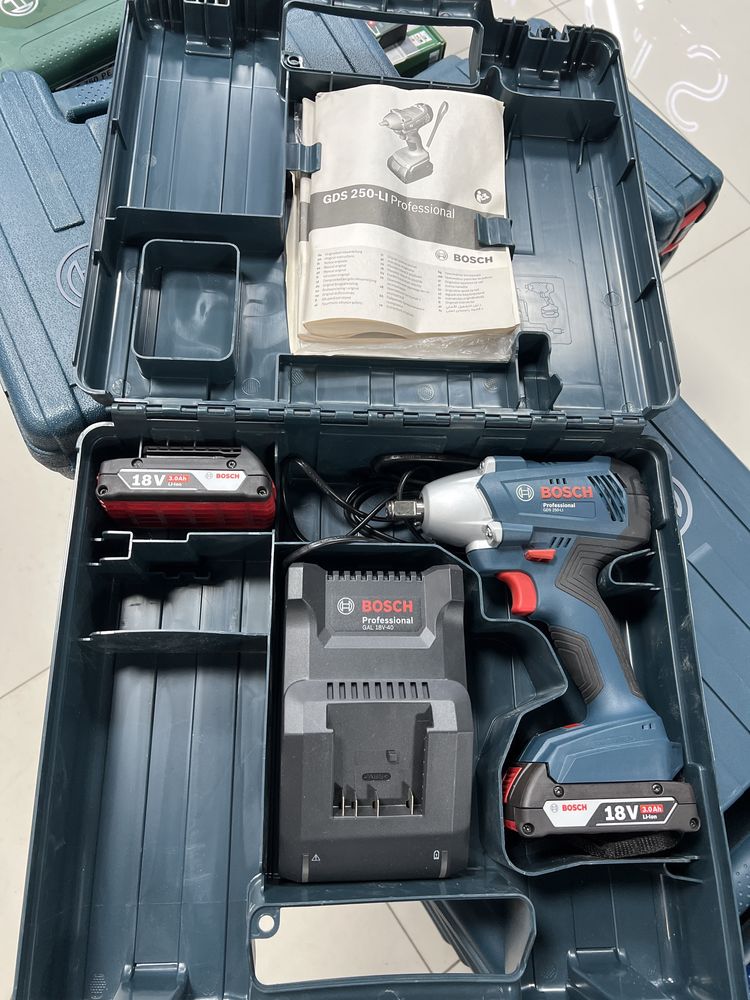 гайкавёрт BOSCH GDS 250-LI Аккумляторный