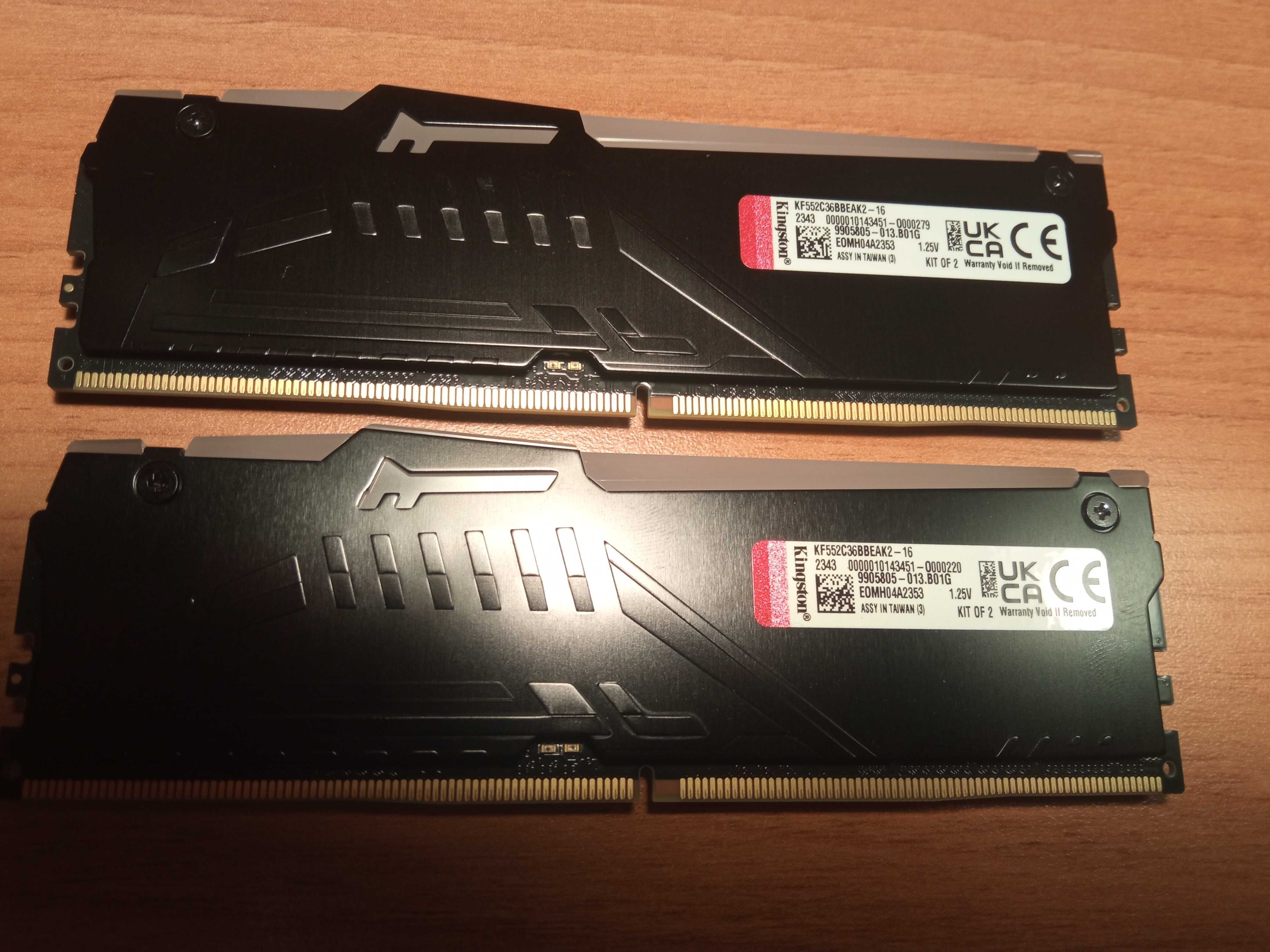 Рам памет Kingston FURY Beast RGB DDR5-5200 KF552C36BBEAK2-16 16GB