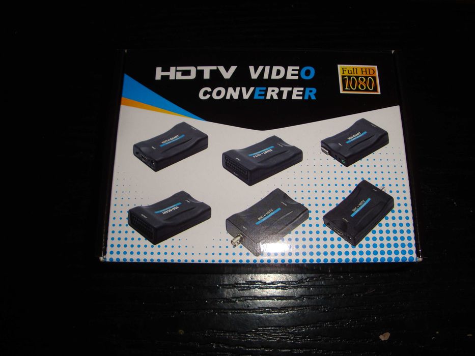 adaptor TV scart la HDMI FULL HD convertor video