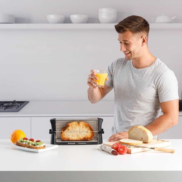 ПРОМО 2г Гаранция Нов Мощен Тостер Taurus Todopan 700W