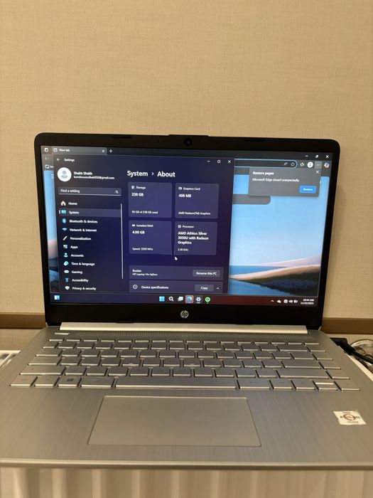 Hp laptop 14s-fq0xxx