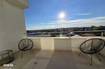 Penthouse elegant de închiriat în Tunari – 3 camere, 2 băi, 2 terase
