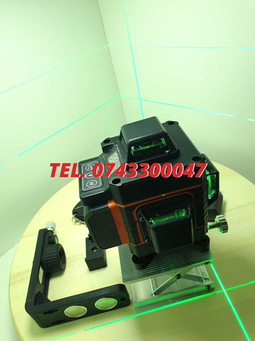 Nivela Laser Noua 16 Linii 4d Verde Afisaj Digital
