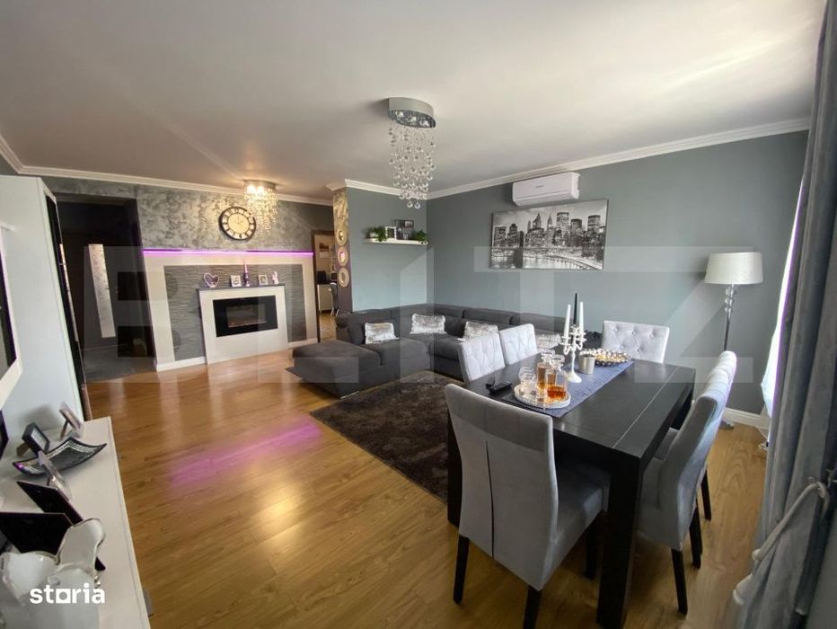 Apartament SUPERB 3 camere, 81 mp utili, garaj, 2 bai- zona Calea Mold