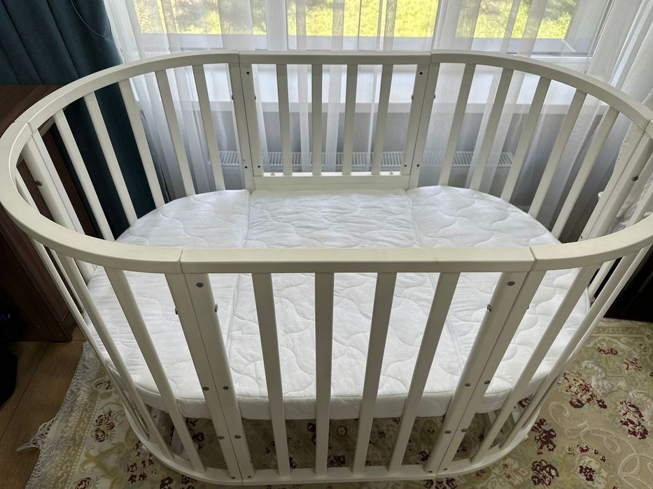 Детская кровать "Лесёнок" 3в1 на колёсах