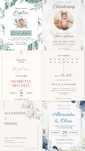 invitatii nunta/botez/majorat digitale