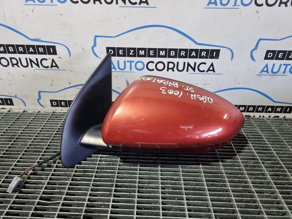 Oglinda stanga Nissan Qashqai 2007 - 2010 4 Usi ROSU (1003) Fara rabatare ZGÂRIATA