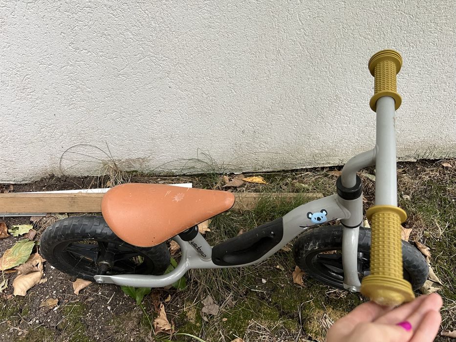 Bicicleta fara pedale Chillafish Charlie, Аrgintiu