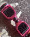 HoverBoard roz cu buline negre