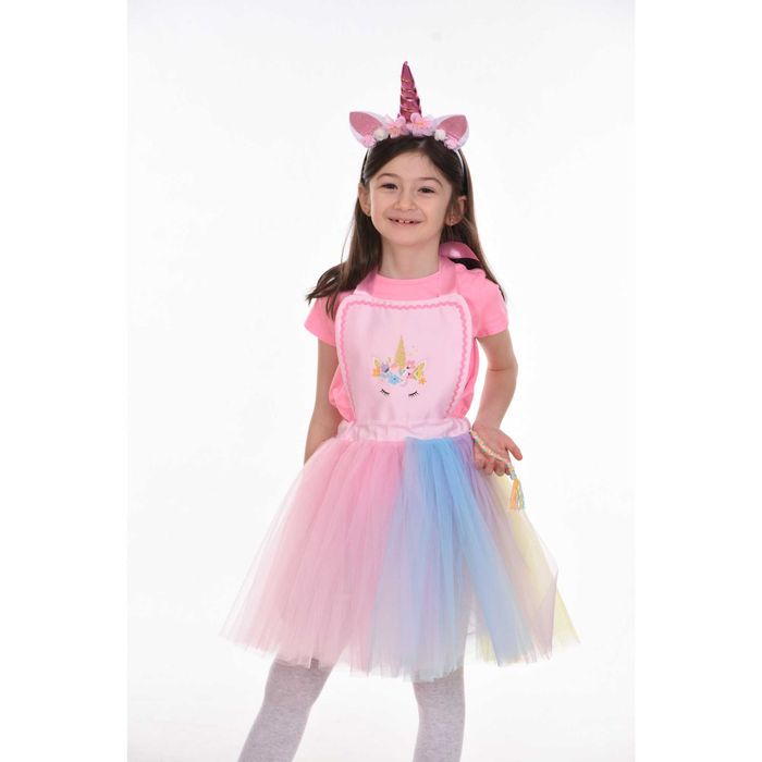 Rochita tip sort, printesa Unicorn, marime 6-8 ani