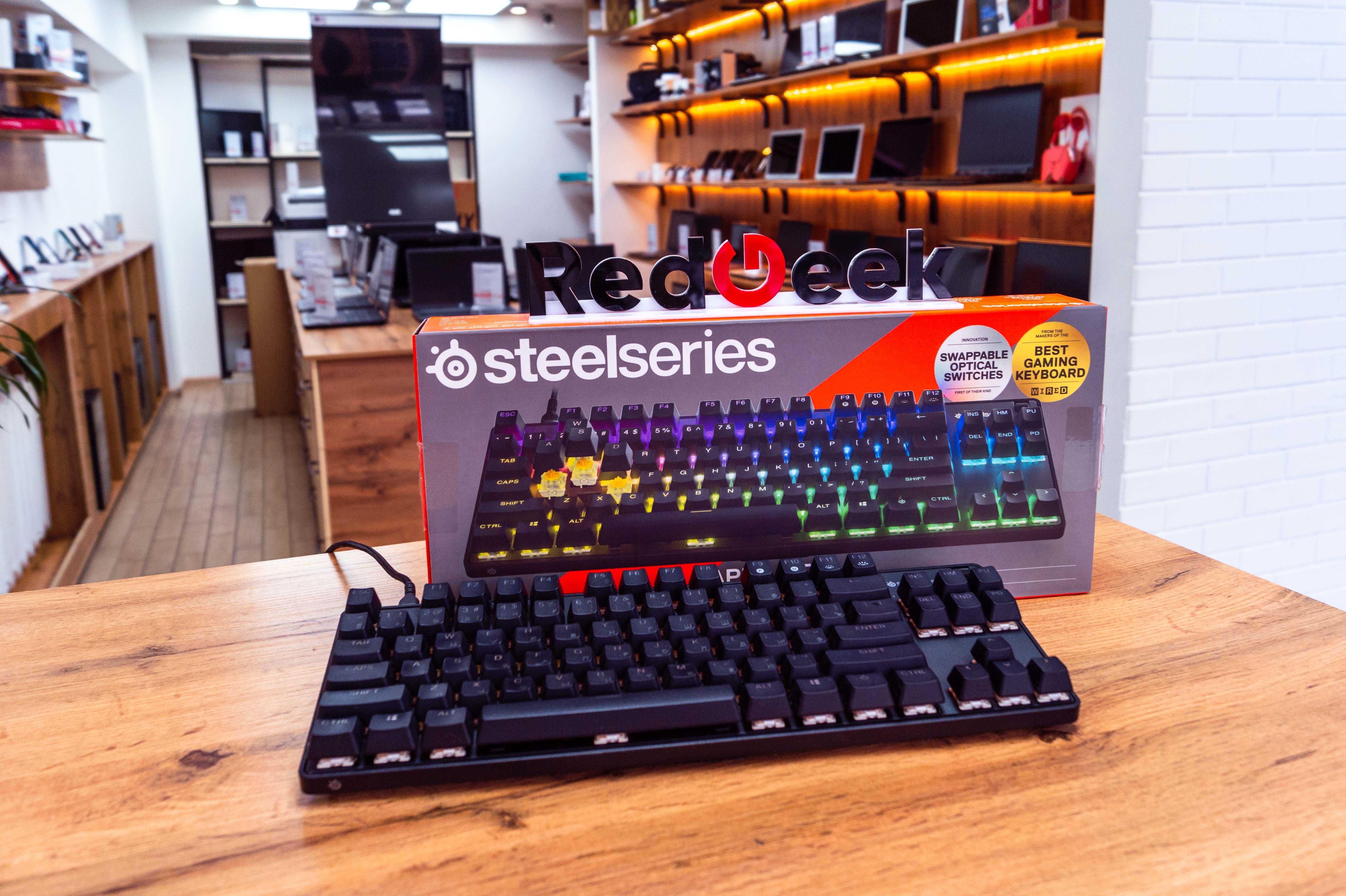 Клавиатура SteelSeries Apex 9 TKL US|Черный| Магазин Red Geek