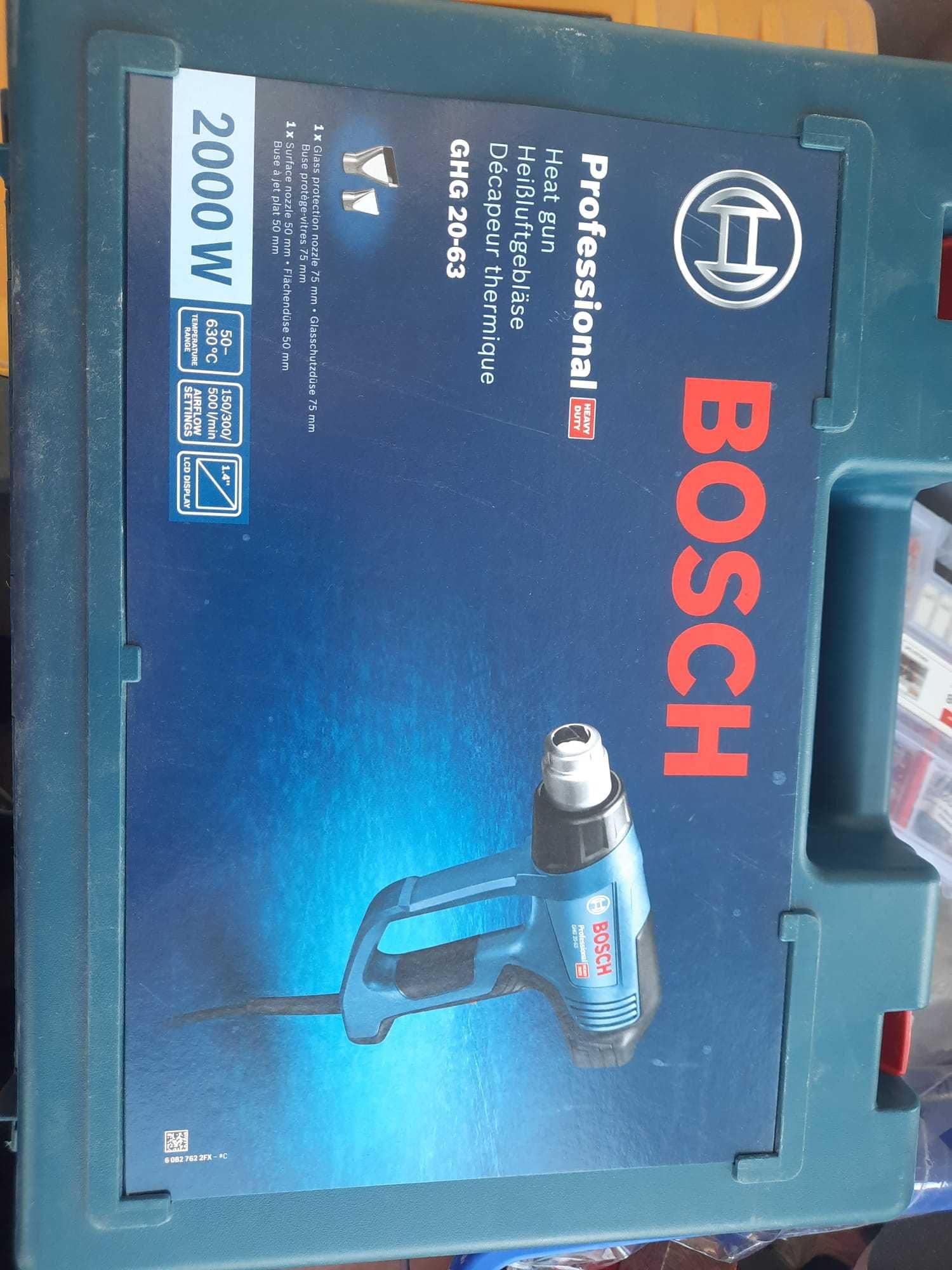 Bosch GHG 20-63 Suflanta cu aer cald, display digital, valiza plastic