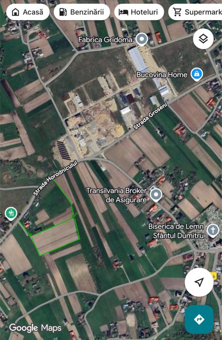 Teren intravilan de vânzare – 90 ari –Comuna Horonic de sus