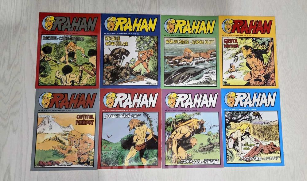 Colectie RAHAN - 55 volume, colectia Adevarul, stare excelenta