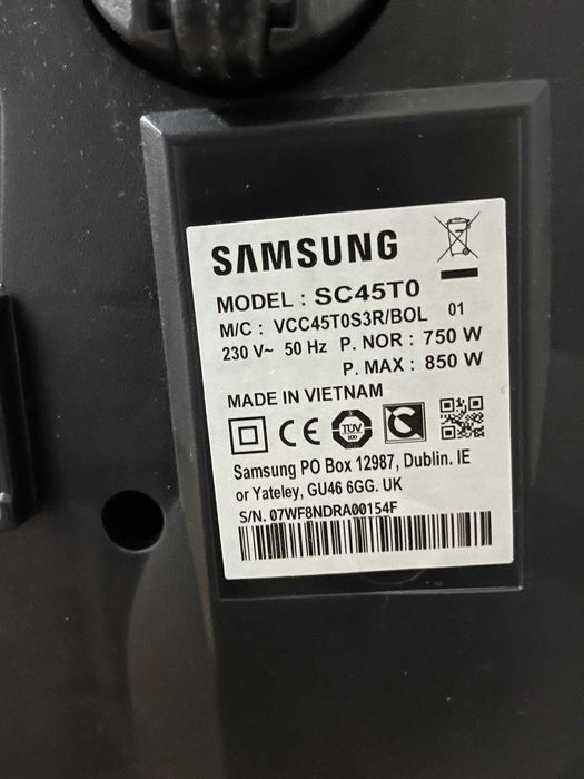 Aspirator Samsung-Model-SC45T0-fara sac