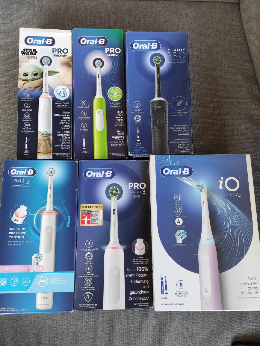 Periute Dinti Electrice Sigilate - Oral B iO 4n/ Pro Junior/Vitality/3