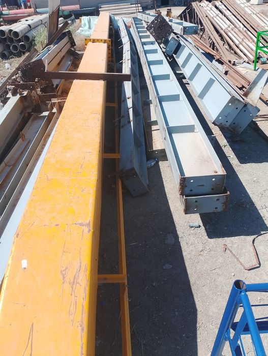 Мостовой  кран длиной 20 м  очень в хорошем состояние полный комплект