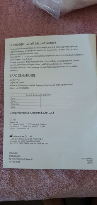 Pompa san spectra 9+ și accesorii