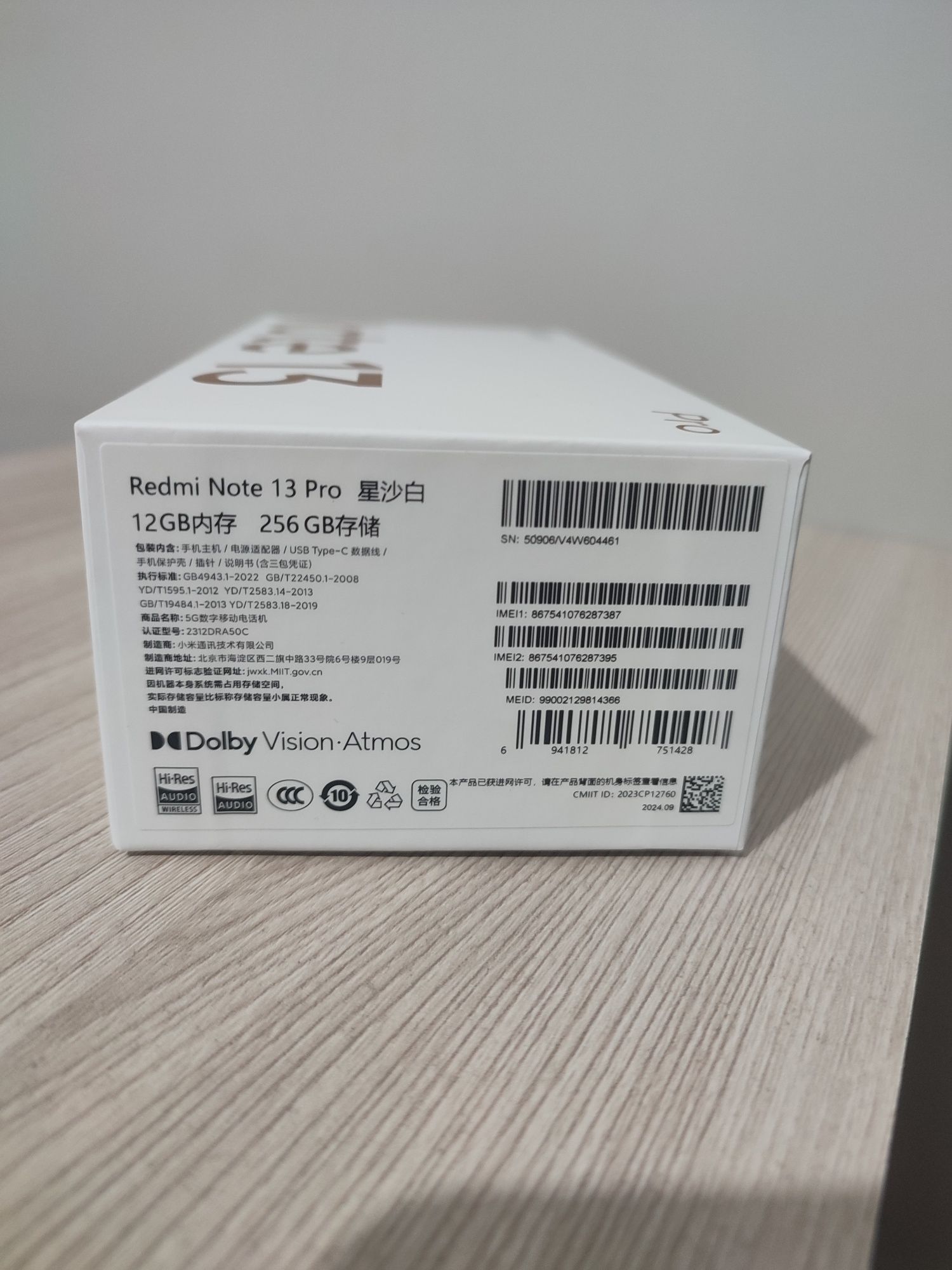 Redmi note 13pro 5g  12/256GB
