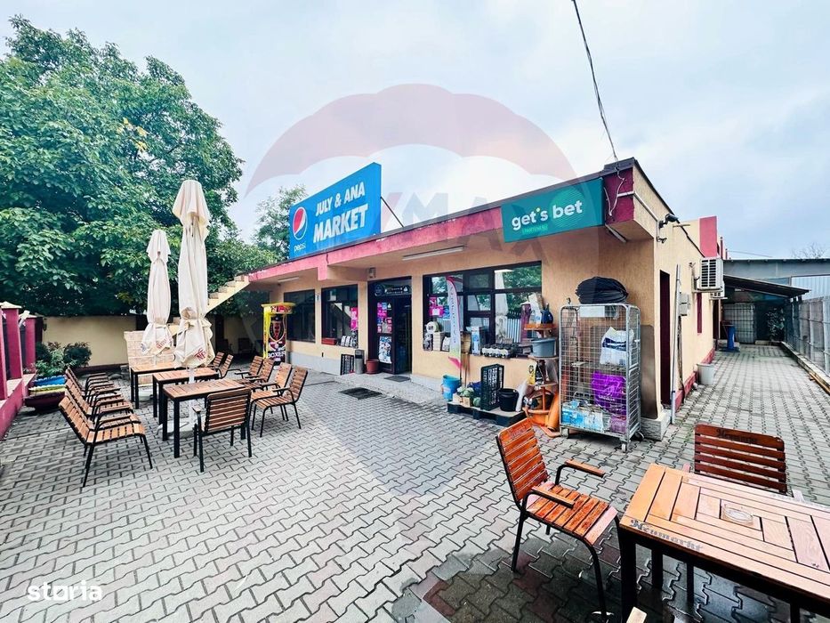 Spatiu Comercial 442mp,Teren 1096mp si Afaceri la cheie-Comana,Giurgiu