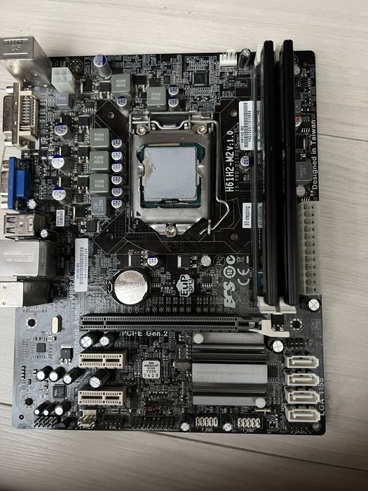 Комплект материнская плата 1155+i5 3470+16gb\8gb ddr3