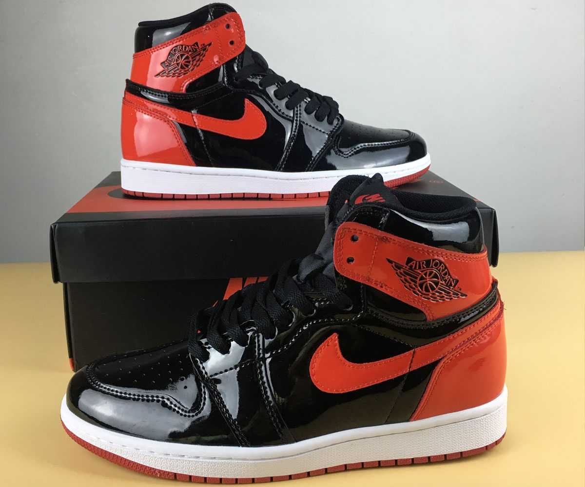 Jordan 1 High Patent Bred - Stoc Limitat